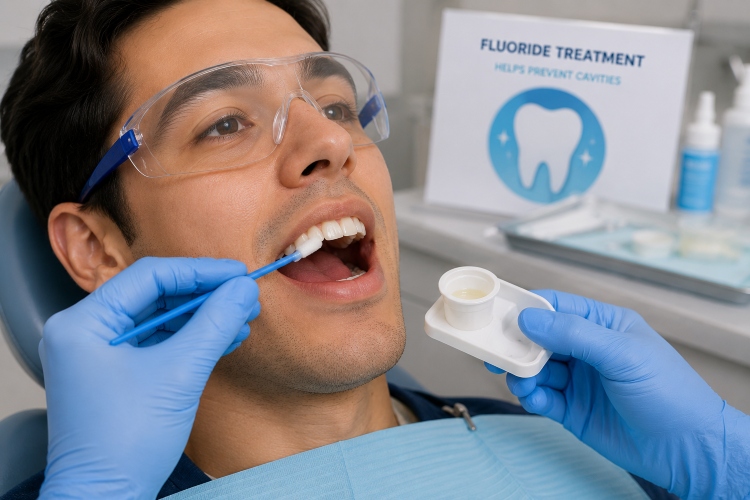 Preventive Dental Cleaning Fluoride Treatment